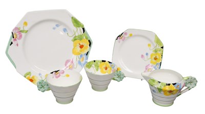 Lot 231 - A Royal Paragon Porcelain Tea Service, replica...