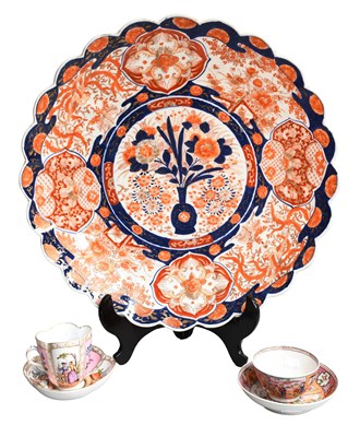 Lot 268 - A Japanese Imari Porcelain Charger, blue and...