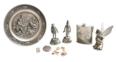 Lot 213 - A Collection of Assorted Silver, Silver Plate,...