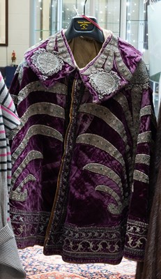 Lot 1160 - Early 20th Century Eastern Purple Velvet...