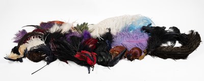 Lot 2089 - 19th Century and Later Lace and Feathers...