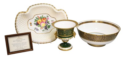 Lot 321 - A Royal Worcester Porcelain Commemorative...