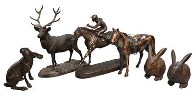 Lot 319 - Michael Simpson (b. 1959): A Patinated Bronze...