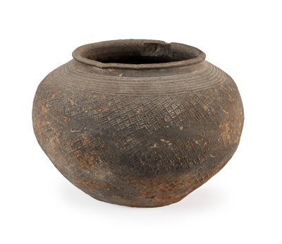 Lot 1 - A Chinese Terracotta Jar, probably Warring...