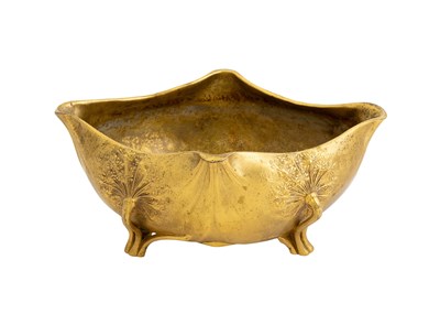 Lot 690 - L Kamm (active 1900): An Art Nouveau Gilt...