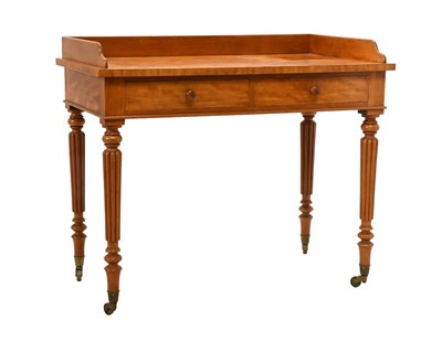 Lot A Gillows of Lancaster Satin Birch Washstand,...