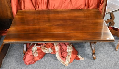 Lot 1532 - A Modern Coffee Table, with five plank top,...