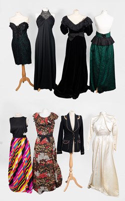 Lot 2095 - Circa 1960s and Later Costume comprising a...