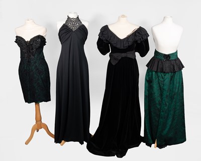 Lot 2095 - Circa 1960s and Later Costume comprising a...
