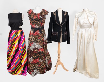 Lot 2095 - Circa 1960s and Later Costume comprising a...