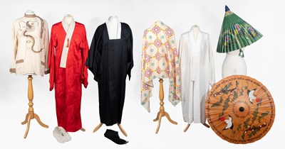 Lot 2093 - Circa 1930s Chinese Cream Silk Pyjama Top,...
