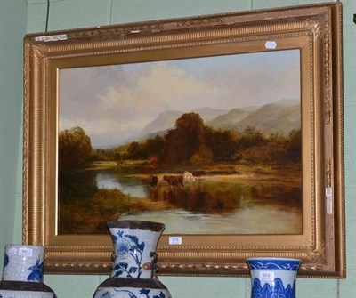 Lot 575 - Thomas Henry Gibb, oil, River Coquet, Northumberland