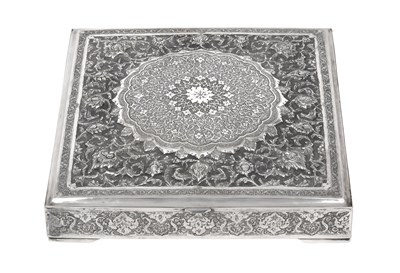 Lot 2058 - A Persian Silver Box