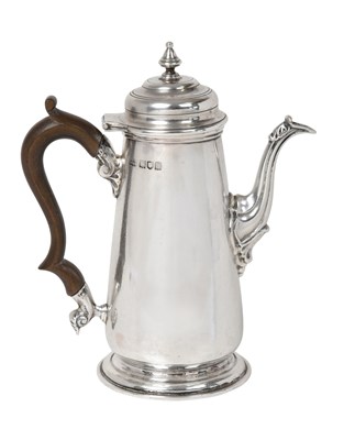 Lot 2147 - An Edward VII Silver Coffee-Pot