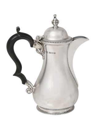 Lot 2153 - A George V Silver Hot-Water Jug