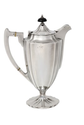 Lot 2157 - A George V Silver Hot-Water Jug