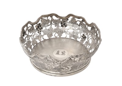 Lot 2126 - A Victorian Silver Wine-Coaster