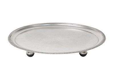 Lot 2170 - A George V Silver Waiter