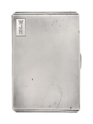 Lot 2056 - A George VI Silver Cigarette-Case