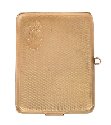 Lot 2044 - A George V Gold Match-Book Cover