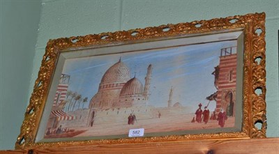 Lot 582 - Paul Braddon (1830-1893) A Middle Eastern view, possibly Cairo, Signed, watercolour, 26cm by 49cm