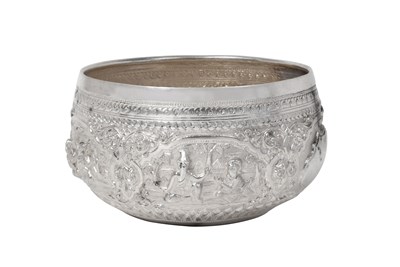 Lot 2072 - A Burmese Silver Offering-Bowl