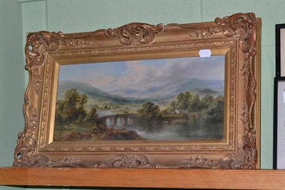 Lot 583 - Edward Partridge, oil, Lincolnshire scene, some damage to frame