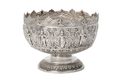 Lot 2079 - An Indian Silver Bowl