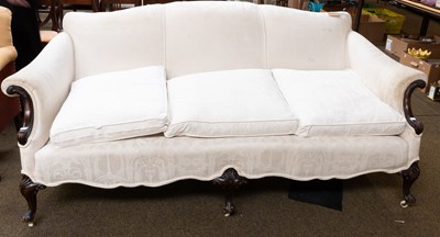 Lot 1408 - An Early 20th Century Camel Back Three-Seater...