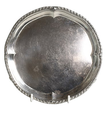 Lot 39 - A Victorian Silver Waiter, by John and Frank...