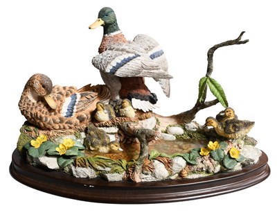Lot 385 - A Country Artists Large Figure Group of...