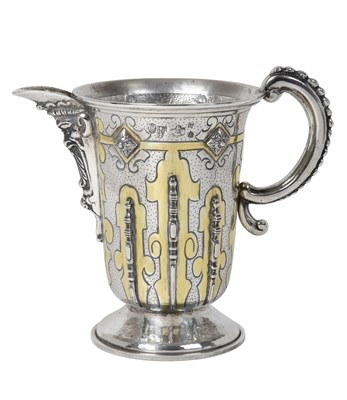 Lot 2100 - A Spanish Parcel-Gilt Silver Ewer