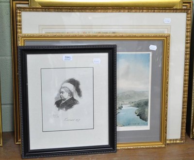 Lot 594 - Two artists signed proofs by Sir William Russell Flint, ";Argument on Ballet"; and ";Mirror of...