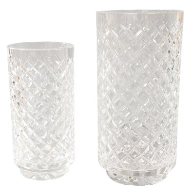 Lot 332 - A Waterford Crystal 10" Vase, cut with a...