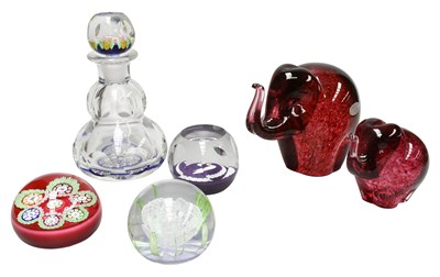 Lot 266 - A Collection of Scottish Glass Paperweights,...