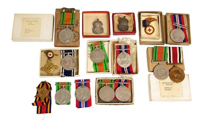 Lot 6 - A Defence Medal and Police Long Service and...