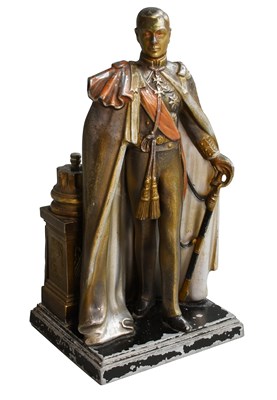 Lot 296 - Edward VIII Spelter Table Striker