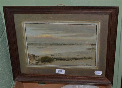 Lot 604 - Albert Goodwin watercolour, The Tay from Agra Fort