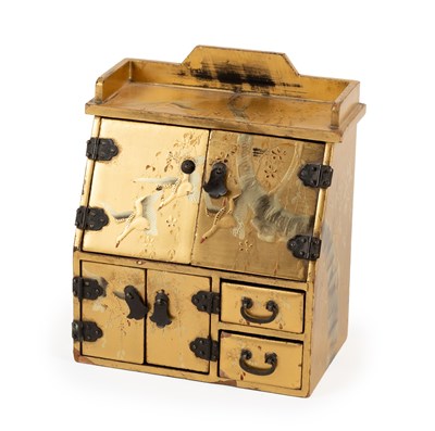 Lot 102 - A Japanese Lacquer Kobako, Meiji period, in...