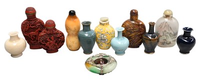 Lot 292 - Six Various Chinese Scent Bottles, including a...