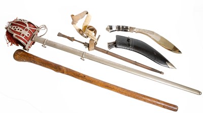 Lot 282 - A Copy of a Scottish Broadsword, the steel...
