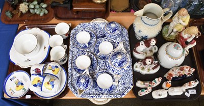 Lot 344 - Assorted British Pottery and Porcelain, 18th...