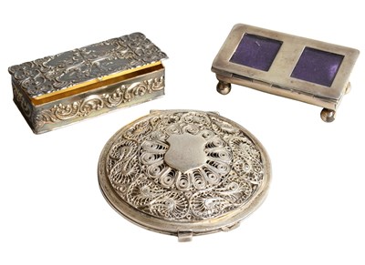 Lot 90 - A Collection of Assorted Silver, comprising a...