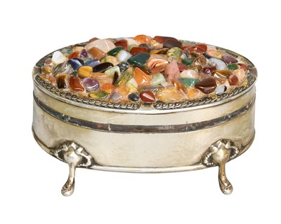 Lot 44 - A George V Silver-Mounted Jewellery-Box, by...