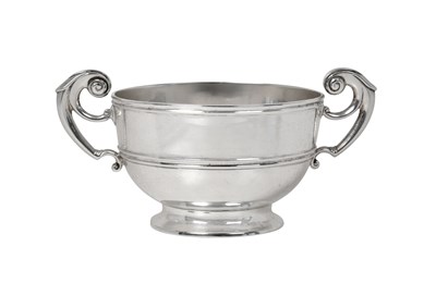 Lot 2138 - A Victorian Silver Two-Handled Bowl