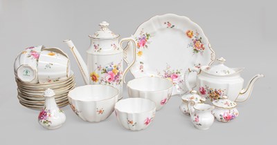 Lot 397 - A Royal Crown Derby Porcelain Teaset,...