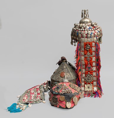 Lot 395 - Middle Eastern Headwear, including an Afghan...