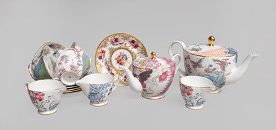 Lot 393 - A Wedgewood 'Butterfly Bloom' Pattern Part Tea...