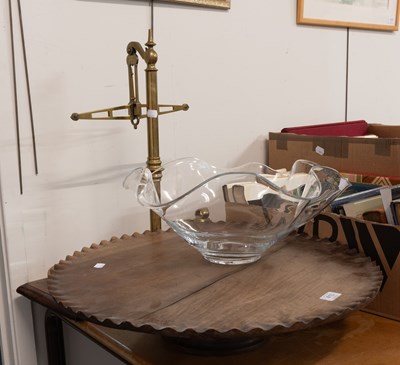 Lot 410 - A Victorian Mahogany Oak Lazy Susan, with...