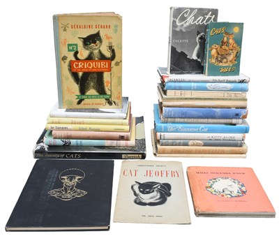 Lot 191 - Collection of Books on Cats, including Glasby...